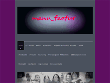 Tablet Screenshot of manu-factur.de